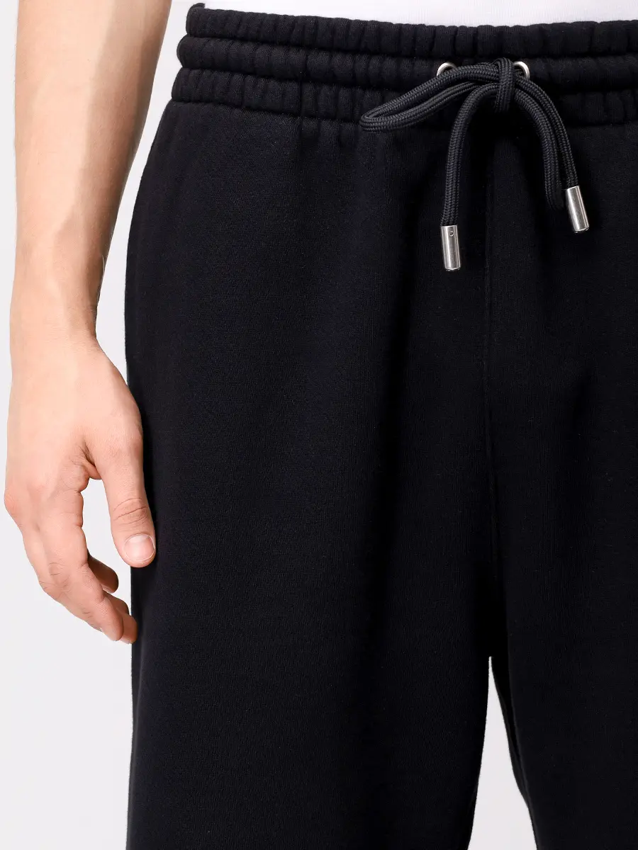 Шорты хлопковые OFF-WHITE OMCI013C99FLE0081011 Черный  Фото 5