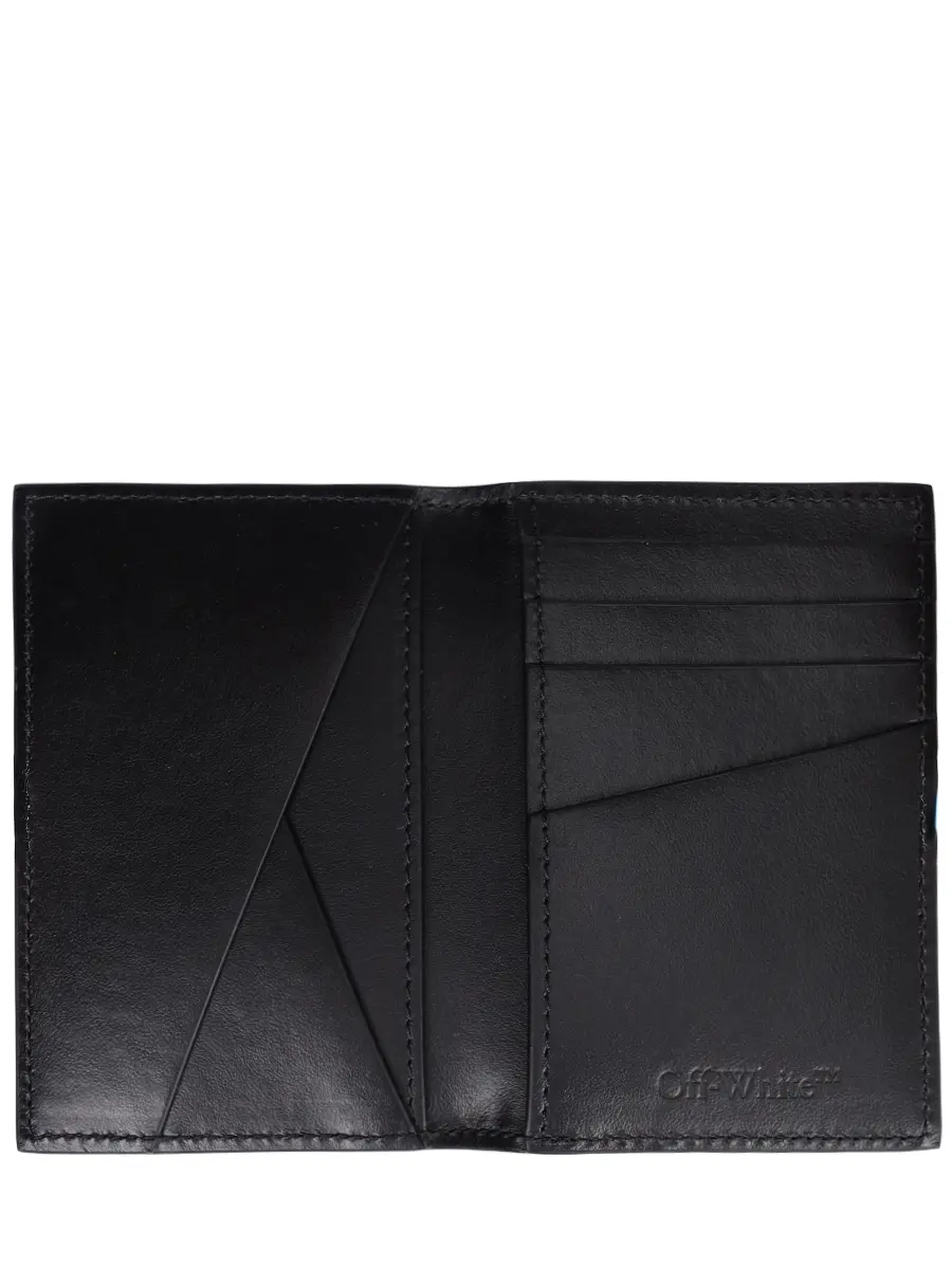 Кошелек кожаный OFF-WHITE OMND09ES25LEA0010157 Зеленый  Фото 3