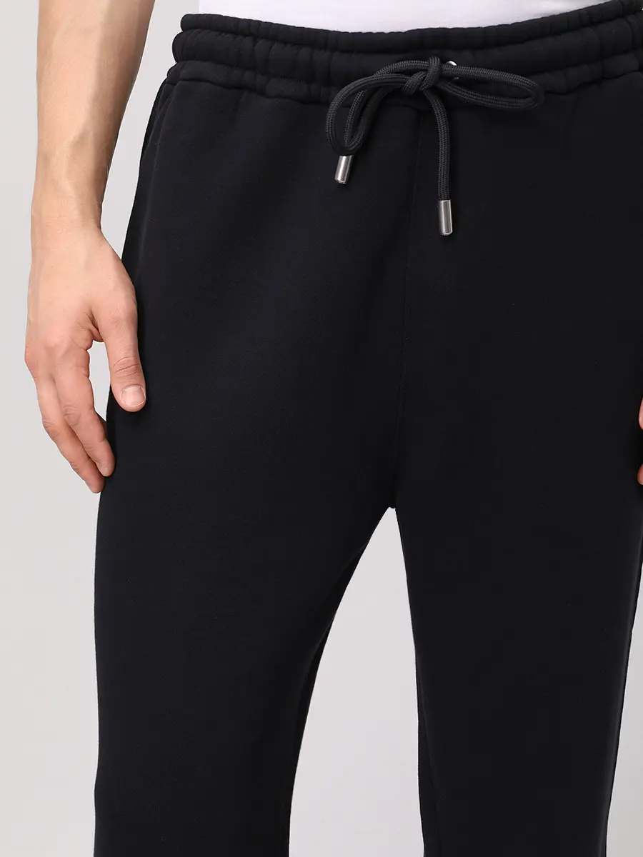 Брюки хлопковые OFF-WHITE OMCH054S25FLE0031041 Черный  Фото 5