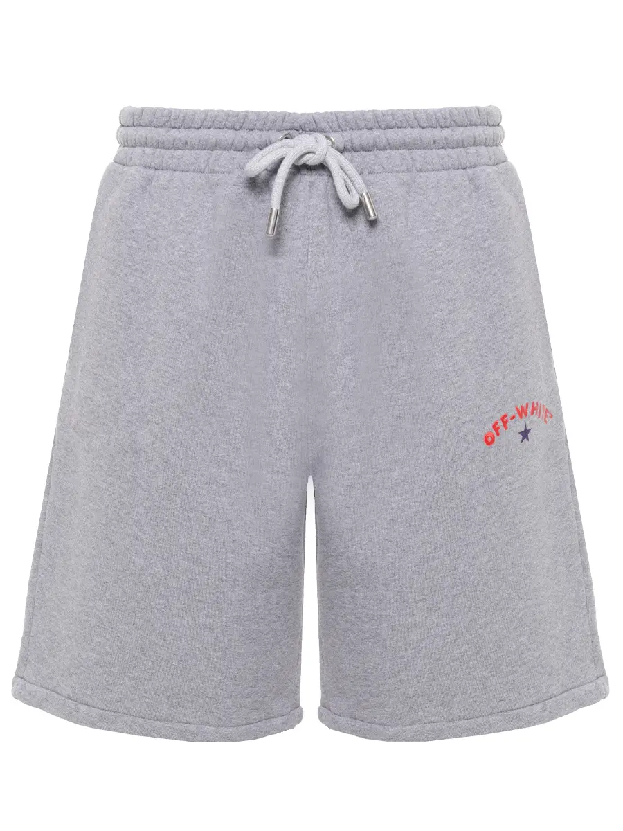 

Шорты хлопковые, Серый, OMCI013S25FLE0010820