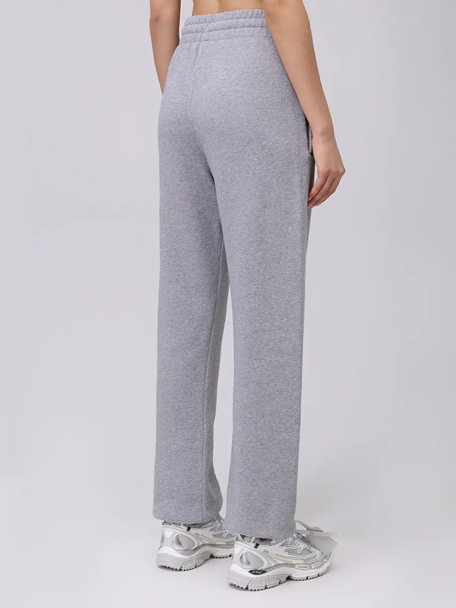 Брюки хлопковые OFF-WHITE OWCH006S25FLE0010514 Серый  Фото 3