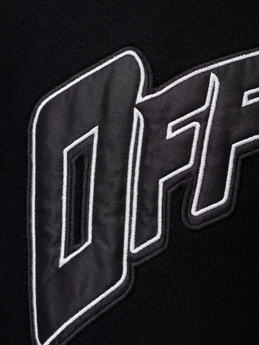 Бомбер хлопковый OFF-WHITE OMEK003S25JER0021040 Черный  Фото 6