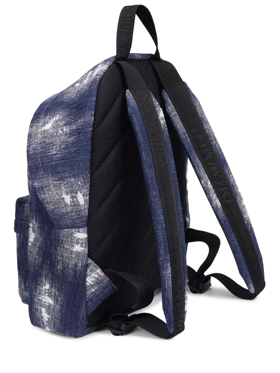 Рюкзак текстильный Heritage OFF-WHITE OMNB123C99DEN0014000 Деним  Фото 3