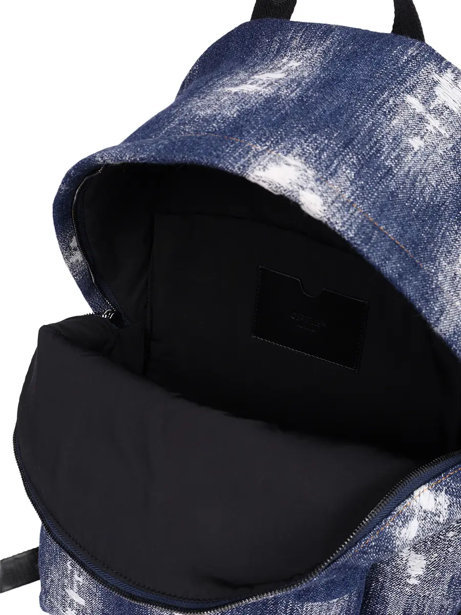 Рюкзак текстильный Heritage OFF-WHITE OMNB123C99DEN0014000 Деним  Фото 4