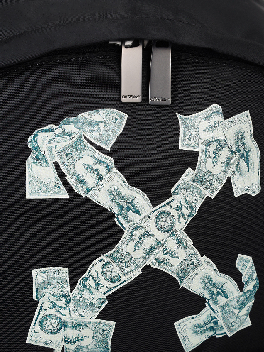 Рюкзак текстильный OFF-WHITE OMNB123S25FAB0031057 Черный  Фото 5