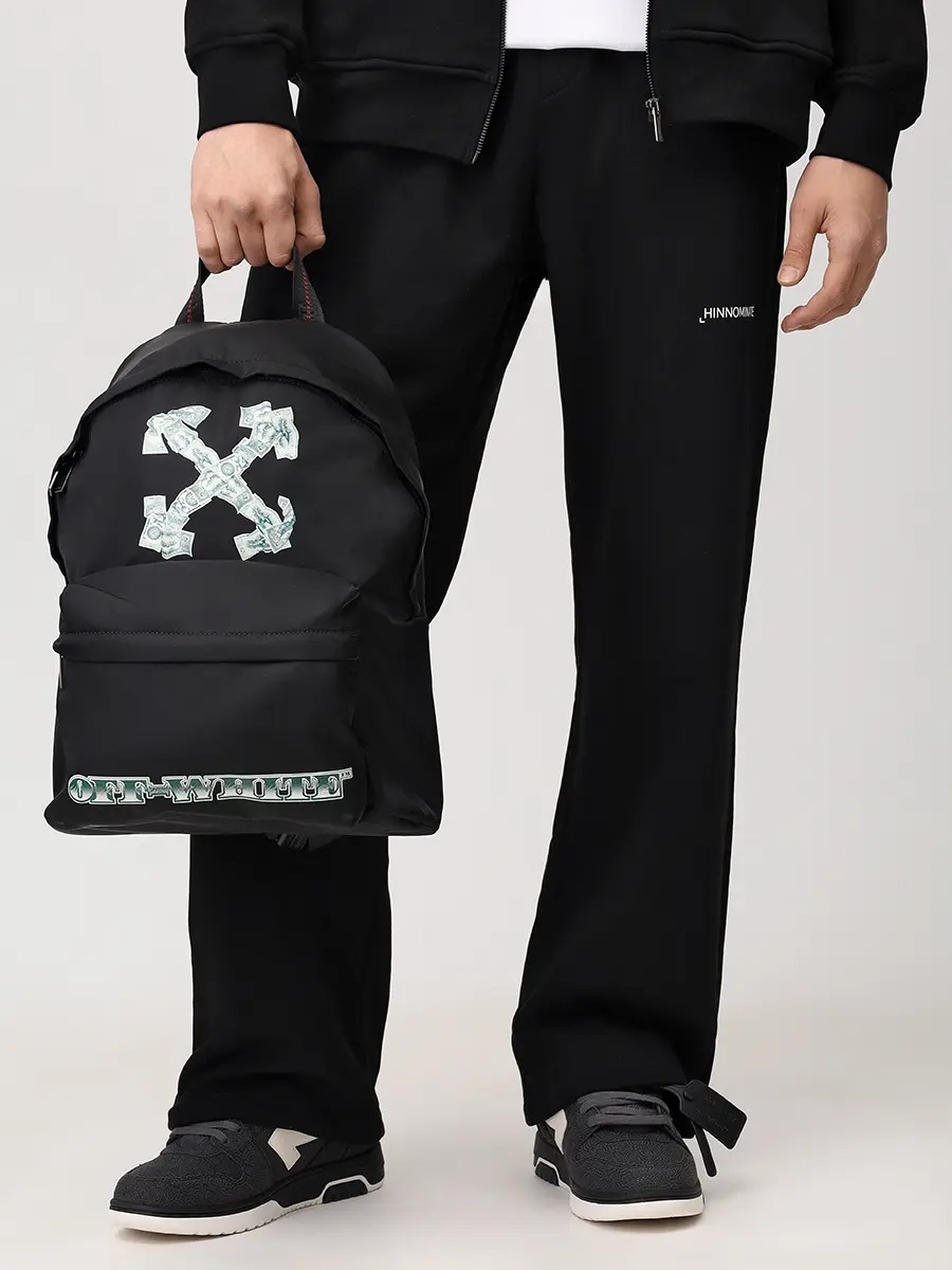 Рюкзак текстильный OFF-WHITE OMNB123S25FAB0031057 Черный  Фото 2