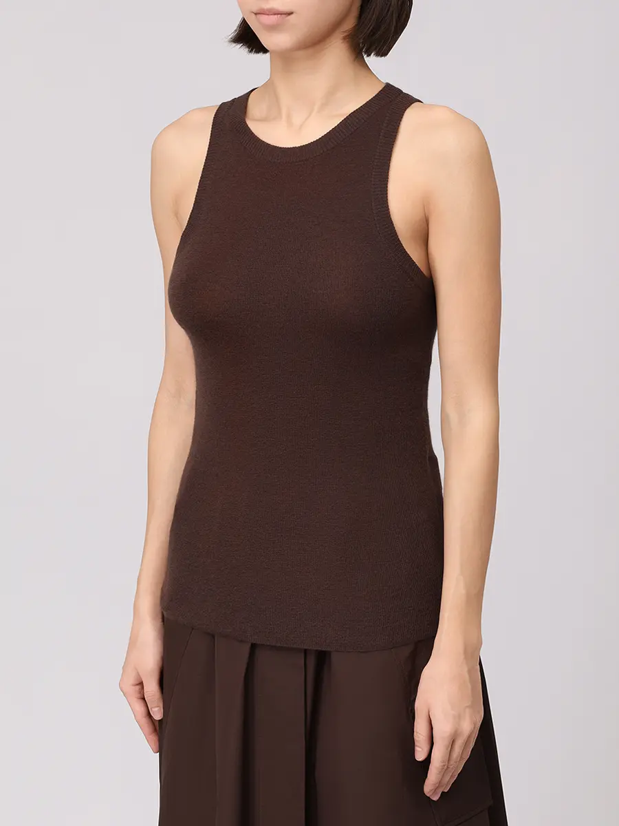 Топ кашемировый CO 8200BCM 204 Коричневый  Фото 4