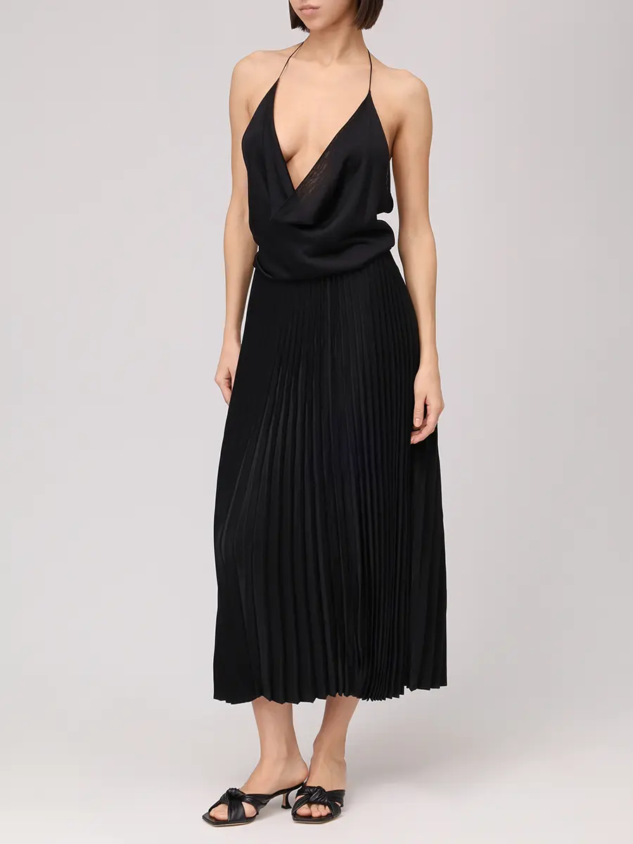 Юбка плиссированная CO 3028FATP-ESSN 001 Черный  Фото 2