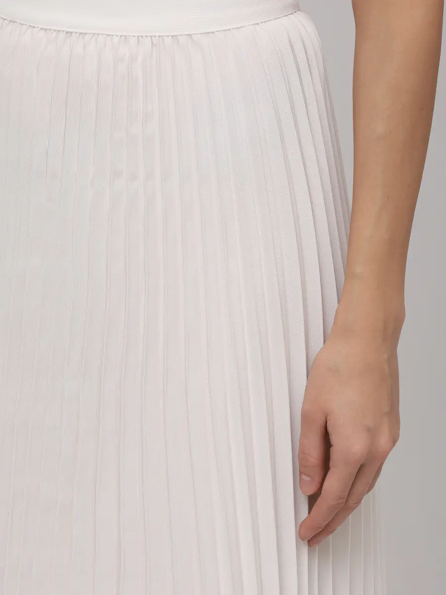 Юбка плиссированная CO 3028FATP-ESSN 110 Белый  Фото 5