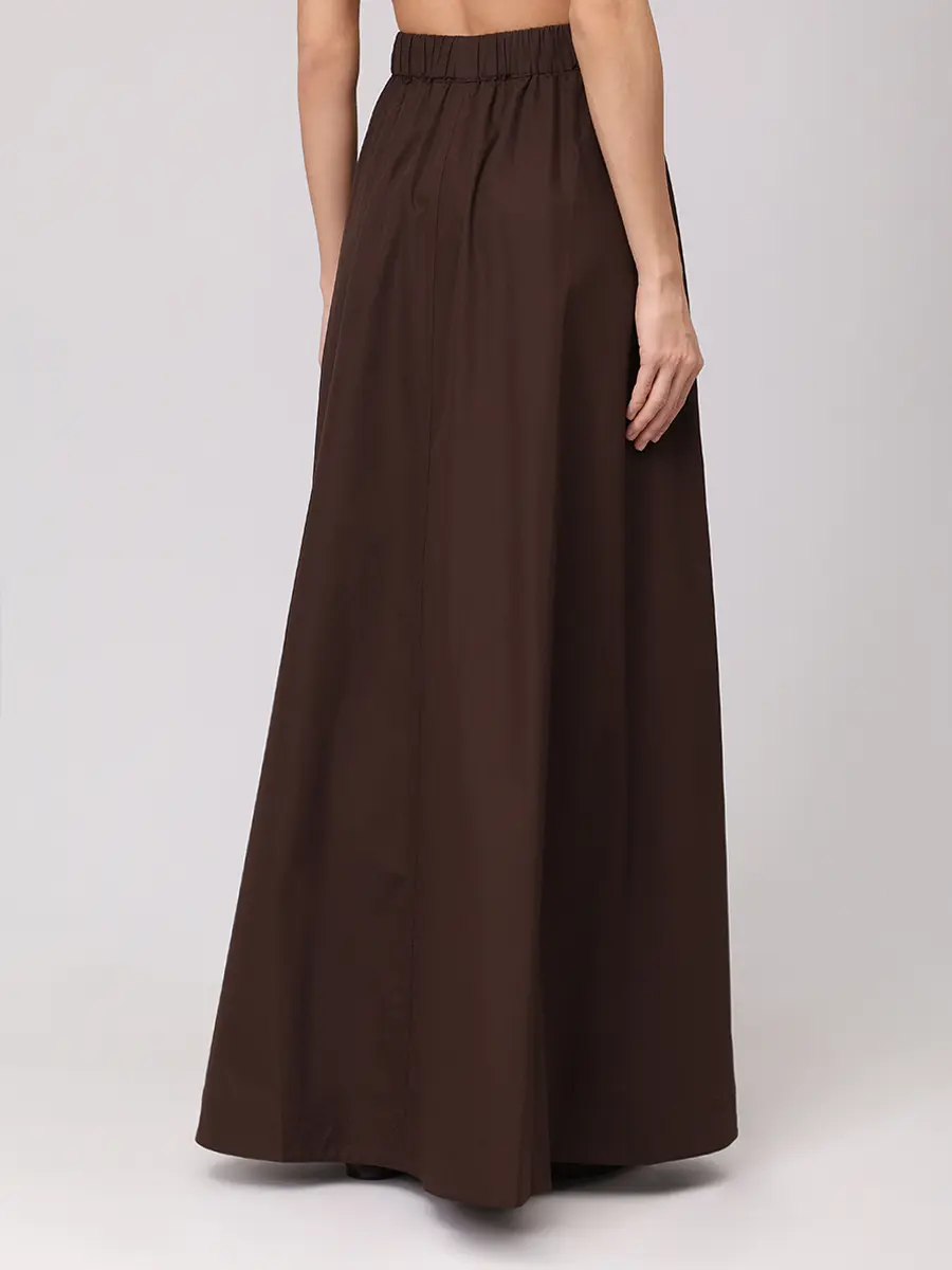 Юбка хлопковая CO 3495ACP 204 Коричневый  Фото 3