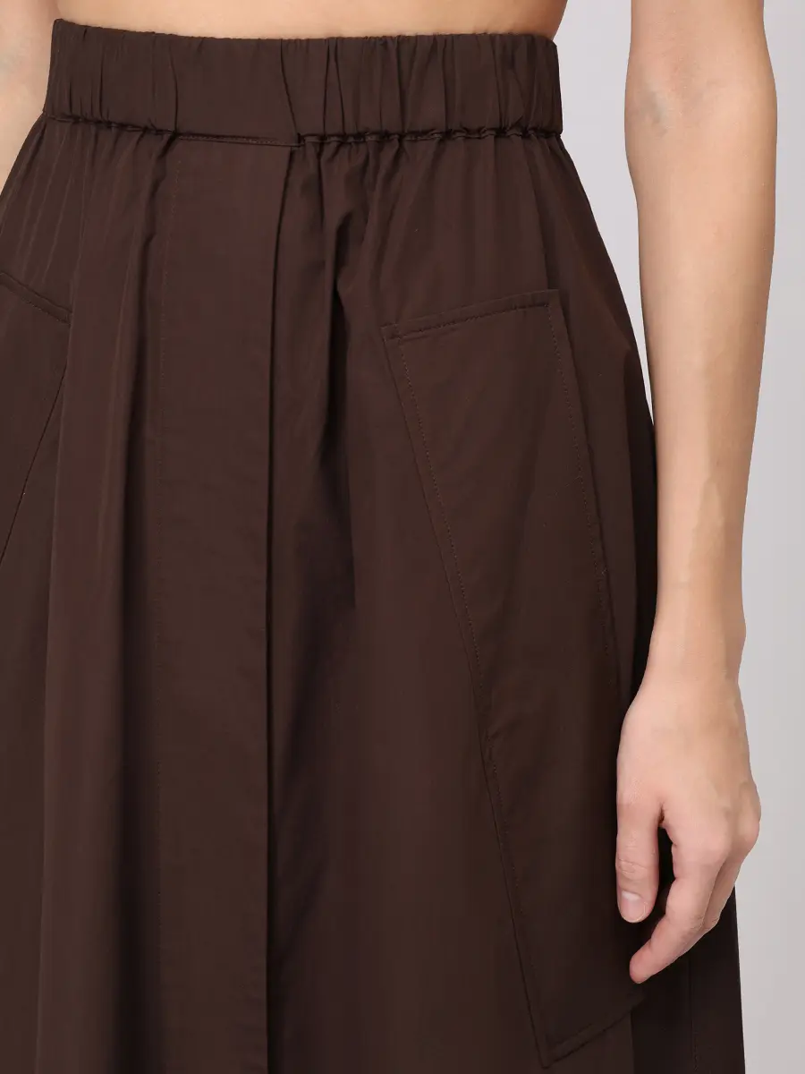 Юбка хлопковая CO 3495ACP 204 Коричневый  Фото 5