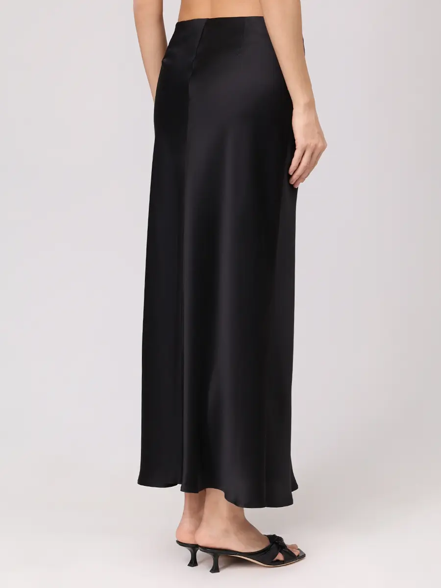 Юбка шелковая CO 3180CSSC-CORE 001 Черный  Фото 3