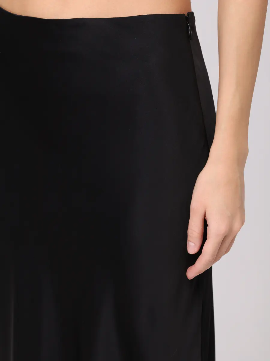 Юбка шелковая CO 3180CSSC-CORE 001 Черный  Фото 5
