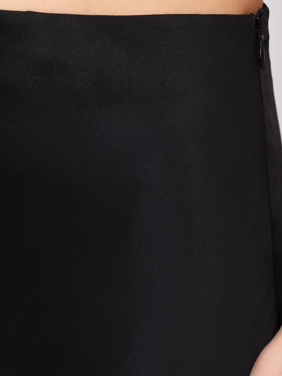 Юбка шелковая CO 3180CSSC-CORE 001 Черный  Фото 6