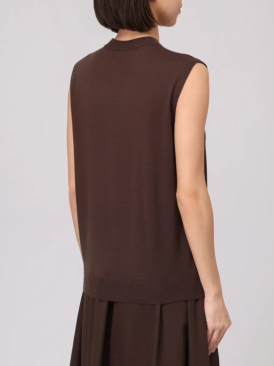 Топ кашемировый CO 7171BCM 204 Коричневый  Фото 3