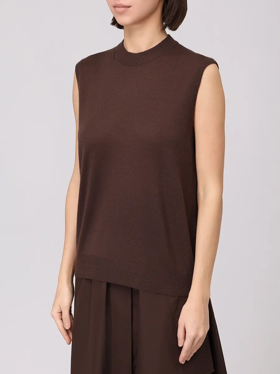 Топ кашемировый CO 7171BCM 204 Коричневый  Фото 4