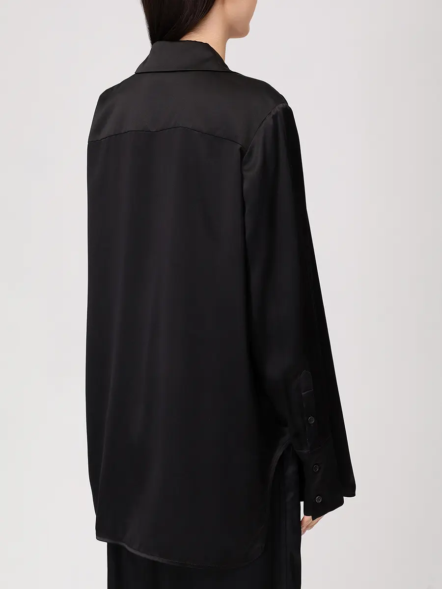 

Рубашка шелковая, Черный, 1866CSSC-CORE 001