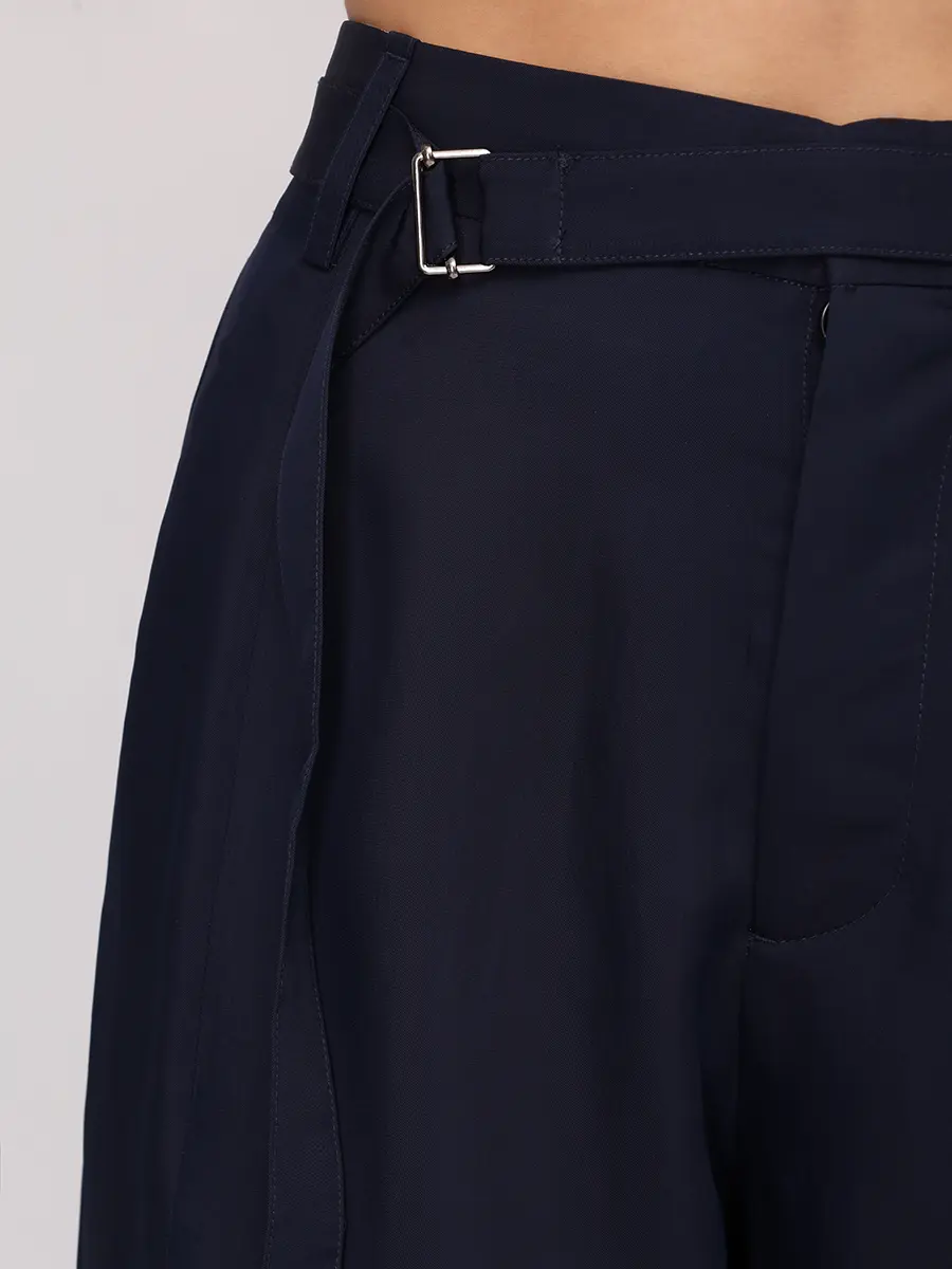 Брюки из вискозы и шелка CO 5402DVST 410 Синий  Фото 5