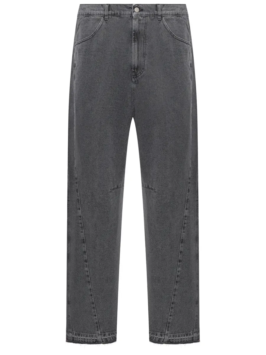 Джинсы хлопковые ANDREA YA’AQOV 25MDEN75 Серый 