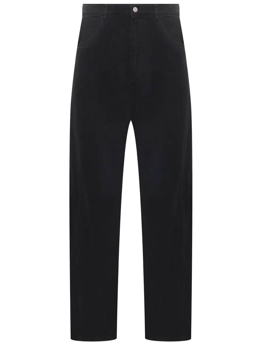 Джинсы Regular Fit хлопковые ANDREA YA’AQOV 25MDRI79 Черный 