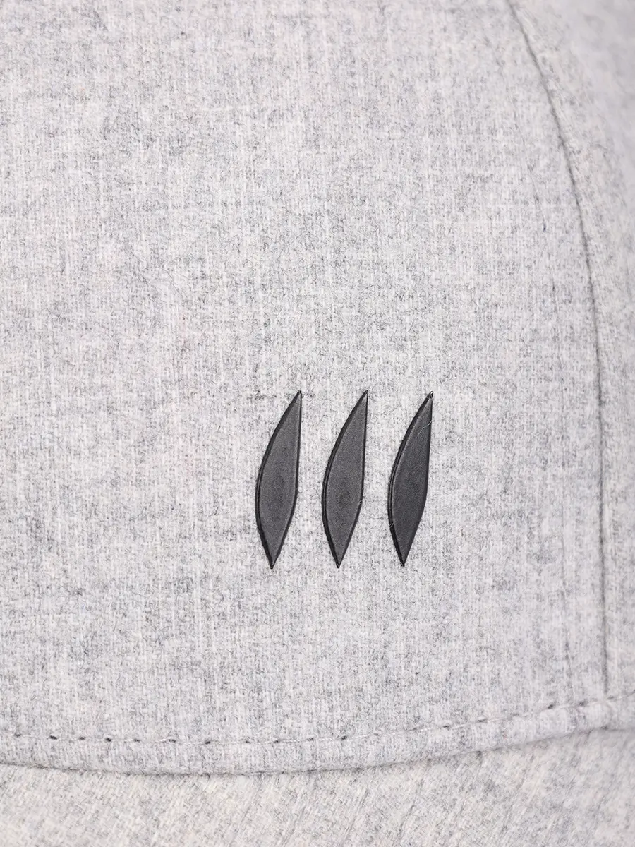 Бейсболка кашемировая HETREGO 8P005 F 25WU15 LGM KLEDI Серый  Фото 3