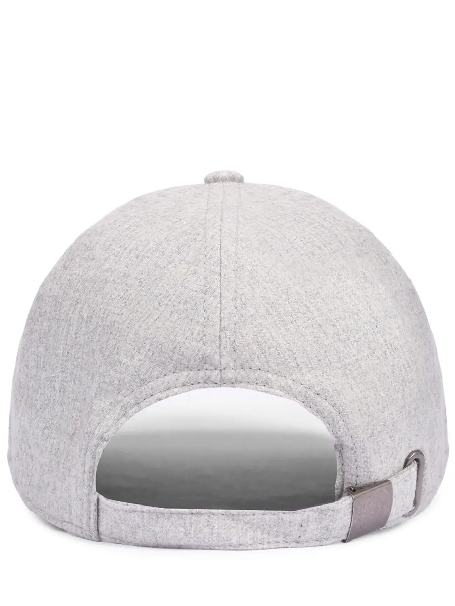 Бейсболка кашемировая HETREGO 8P005D F 25WD15 LGM KLEDI Серый  Фото 2