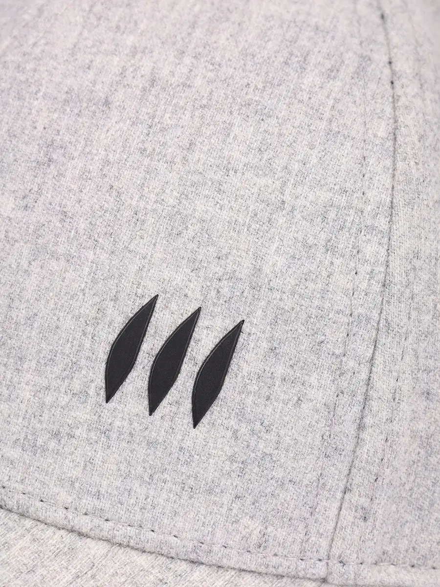 Бейсболка кашемировая HETREGO 8P005D F 25WD15 LGM KLEDI Серый  Фото 3