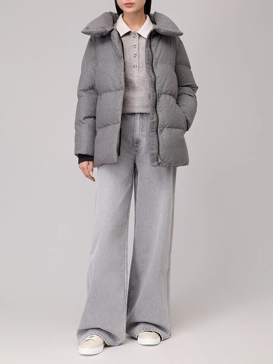 Пуховик стеганый HETREGO 8P740 F 25W015 CHF54 LOUISE Бежевый  Фото 2