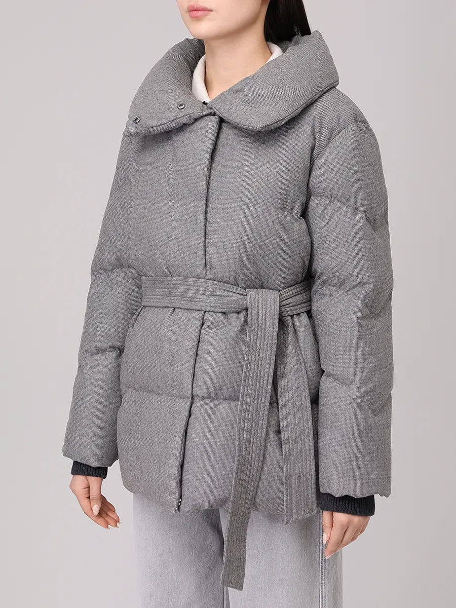 Пуховик стеганый HETREGO 8P740 F 25W015 CHF54 LOUISE Бежевый  Фото 4