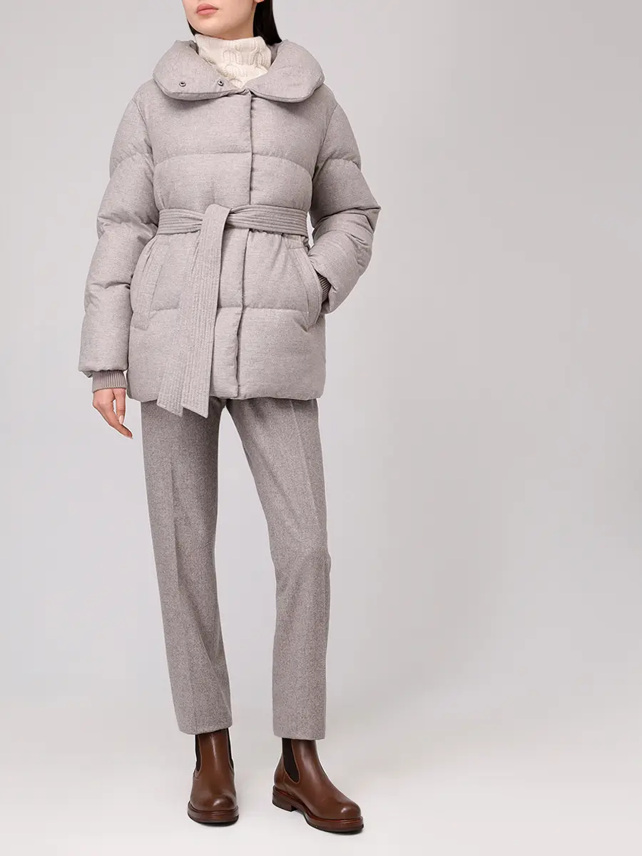 Пуховик стеганый HETREGO 8P740 F 25W015 FH1-8 LOUISE Бежевый  Фото 2