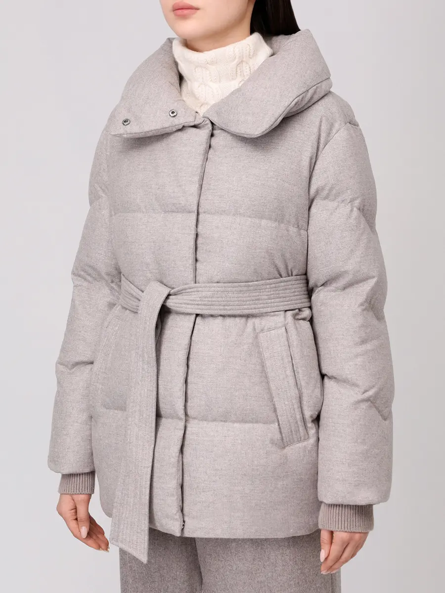 Пуховик стеганый HETREGO 8P740 F 25W015 FH1-8 LOUISE Бежевый  Фото 4