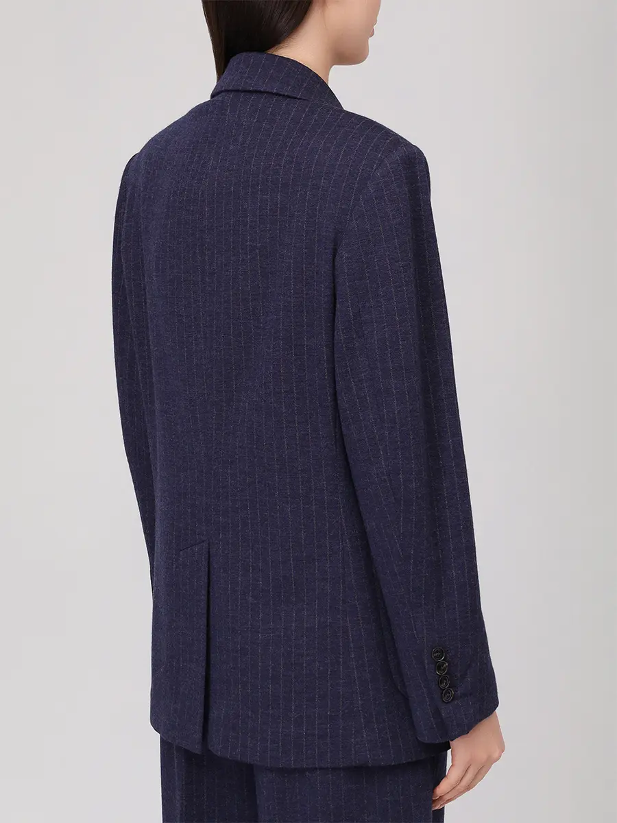 Костюм из шерсти и хлопка CIRCOLO 1901 FD3777/FD3778 001T Синий  Фото 3