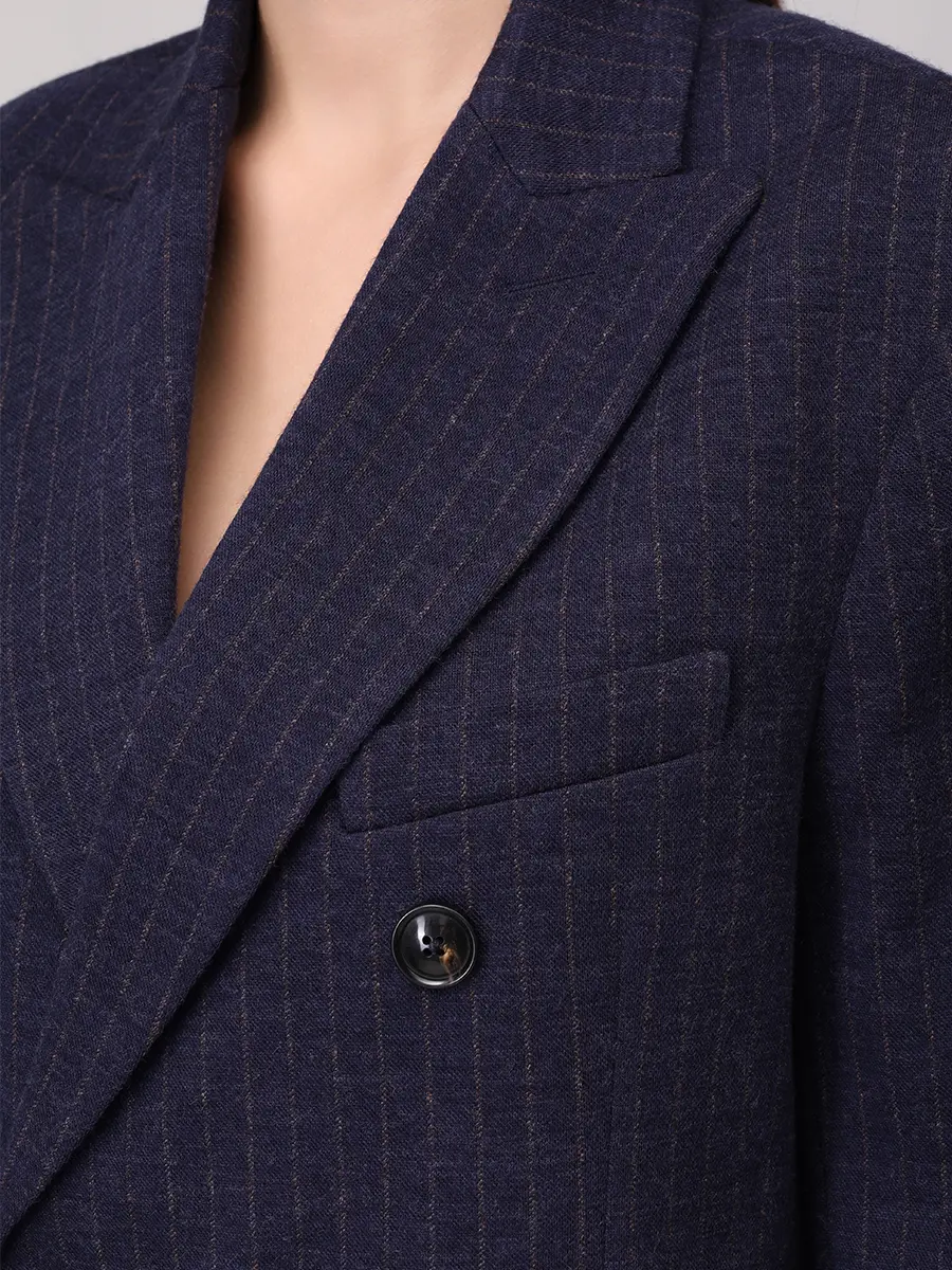 Костюм из шерсти и хлопка CIRCOLO 1901 FD3777/FD3778 001T Синий  Фото 5