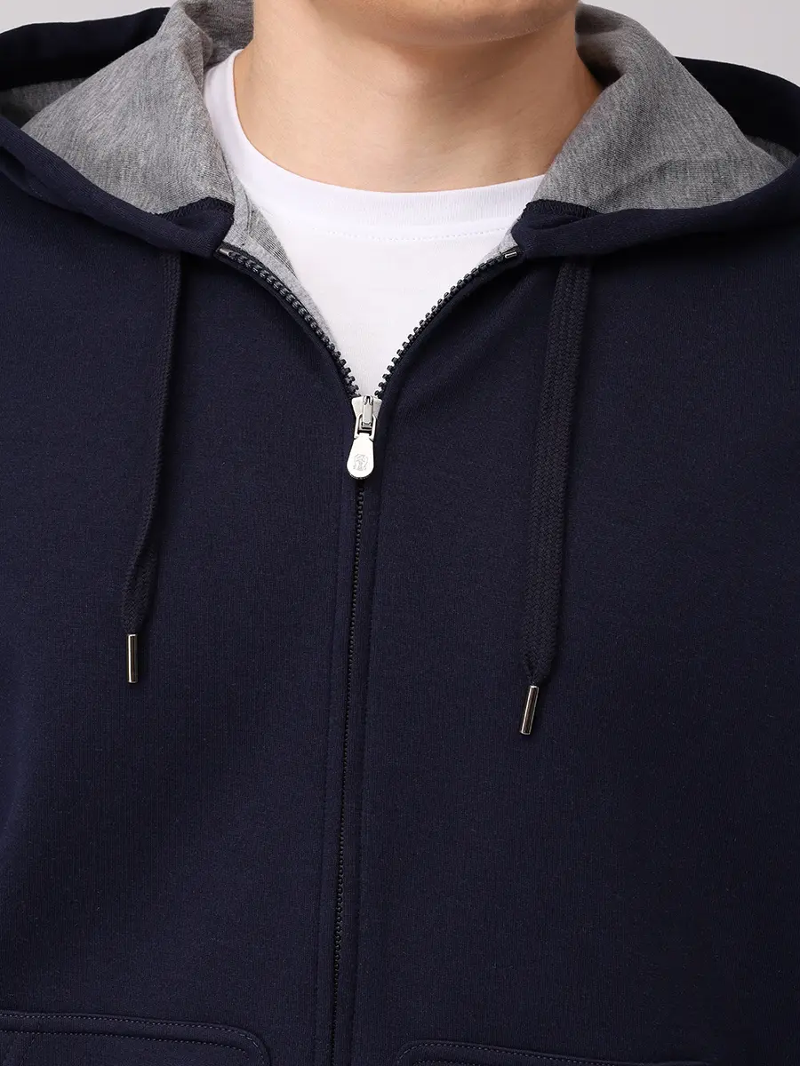 Костюм хлопковый BRUNELLO CUCINELLI MM8319069G/MM8313243G C1265 Синий  Фото 5