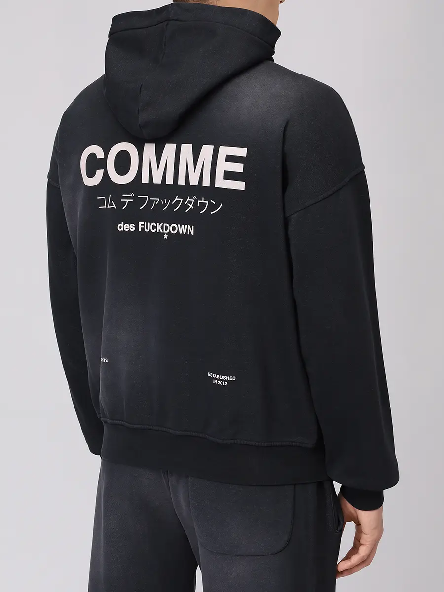 Костюм хлопковый COMME DES FUCKDOWN CFABM01740/CFABM01744 NERO Черный  Фото 3