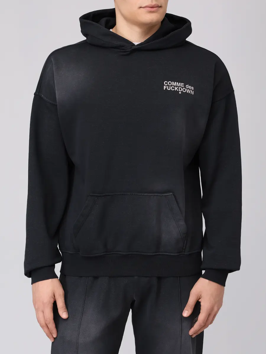 Костюм хлопковый COMME DES FUCKDOWN CFABM01740/CFABM01744 NERO Черный  Фото 4