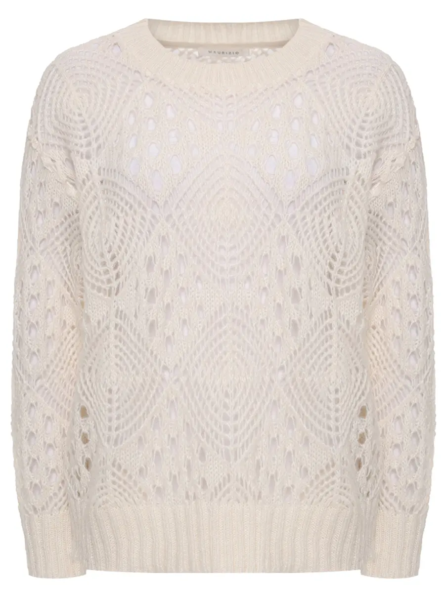 

Джемпер из шерсти альпака, Белый, W08210280