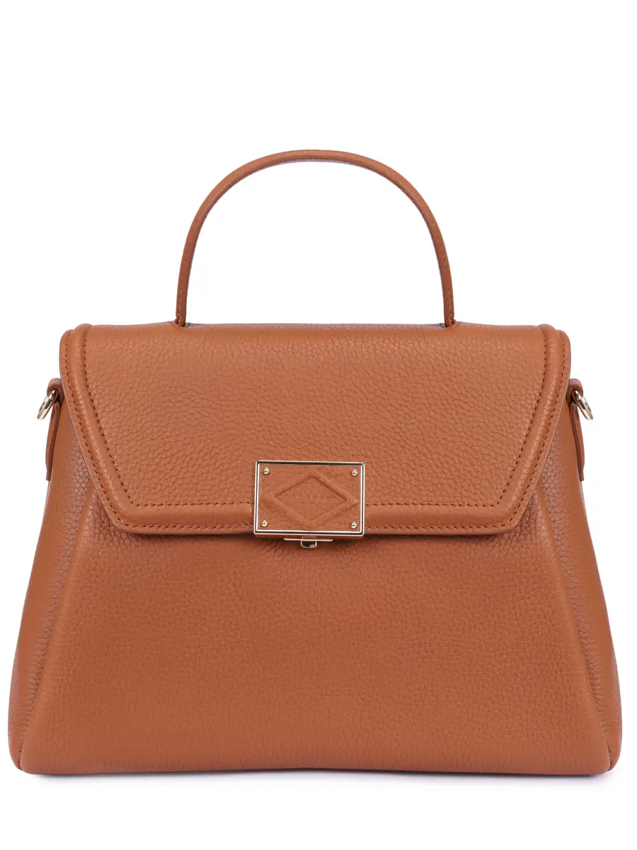 Сумка кожаная Carat POURCHET CARAT 22013 Camel Коричневый 