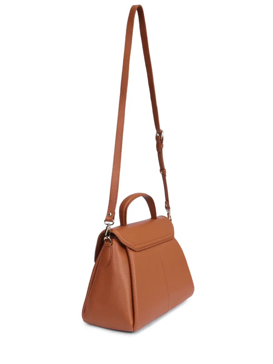 Сумка кожаная Carat POURCHET CARAT 22013 Camel Коричневый  Фото 3