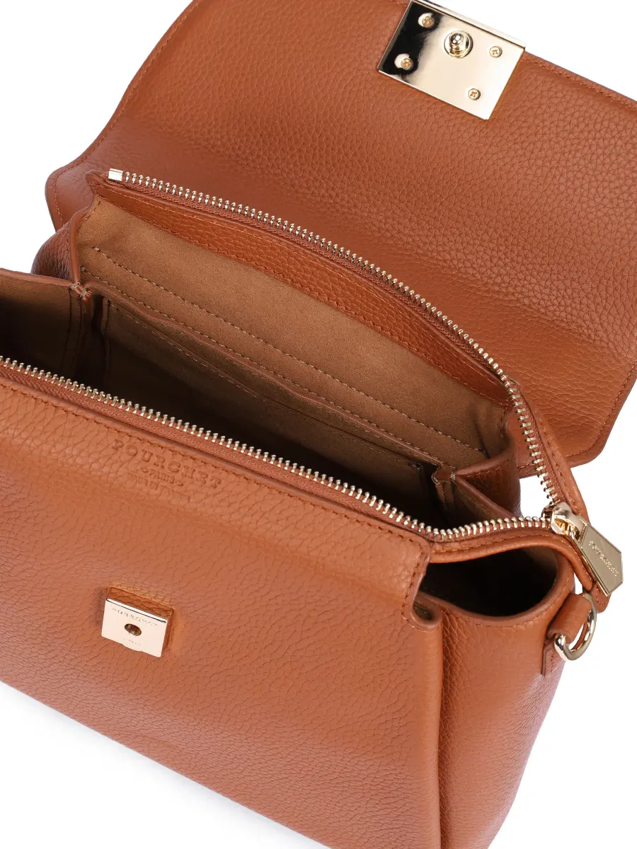 Сумка кожаная Carat POURCHET CARAT 22013 Camel Коричневый  Фото 4