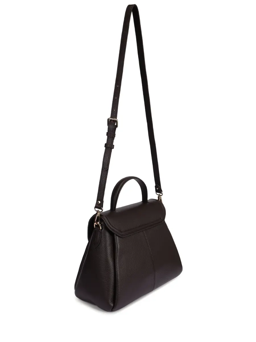 Сумка кожаная Carat POURCHET CARAT 22013 Marron Темно- Коричневый  Фото 3