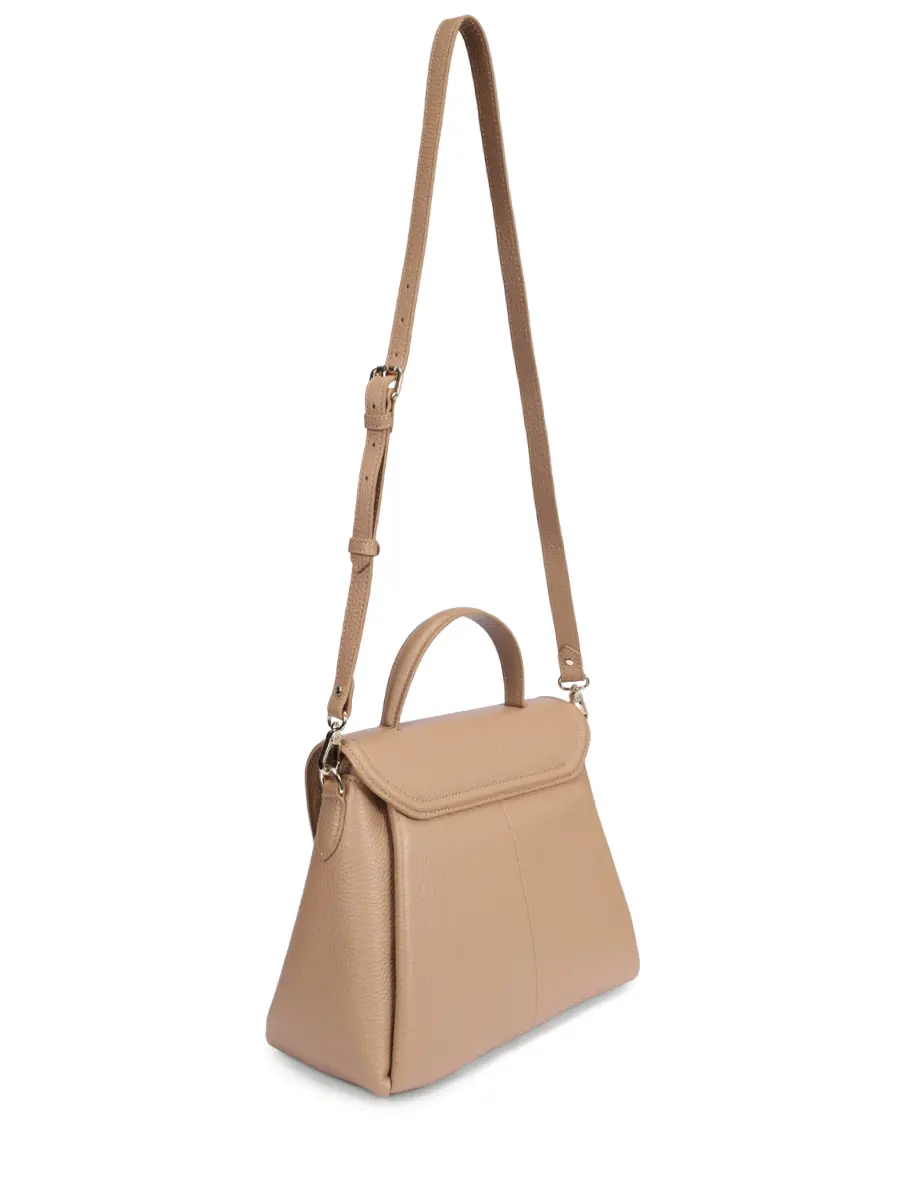 Сумка кожаная Carat POURCHET CARAT 22013 Mastic Бежевый  Фото 3