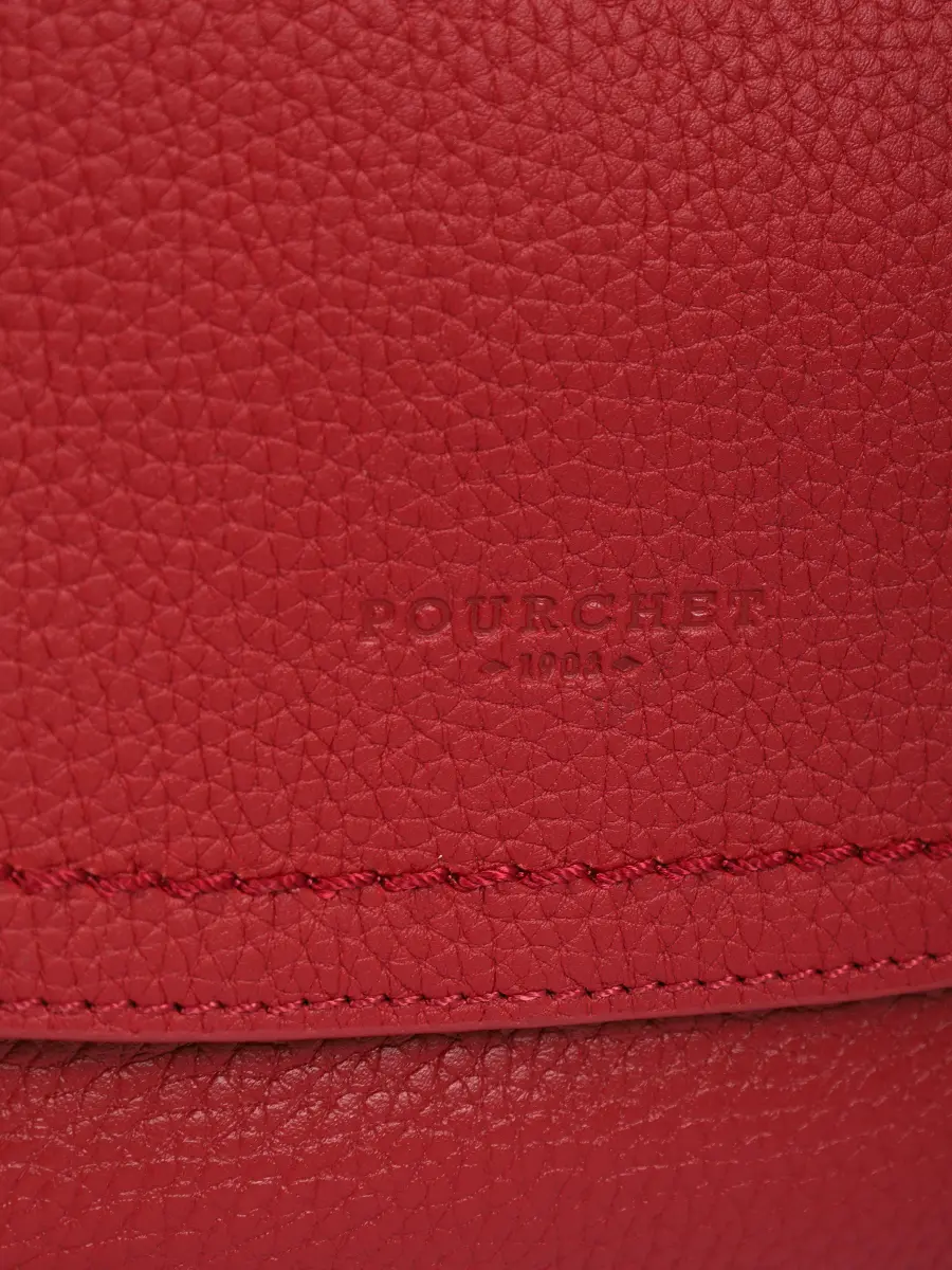 Сумка кожаная Pastille POURCHET PASTILLE 22074 Rouge Красный  Фото 5