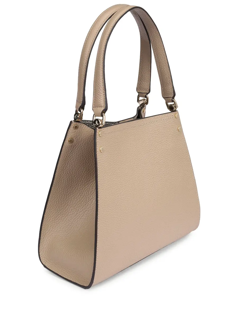 Сумка кожаная Hebdo POURCHET HEBDO 77031 Mastic Бежевый  Фото 3