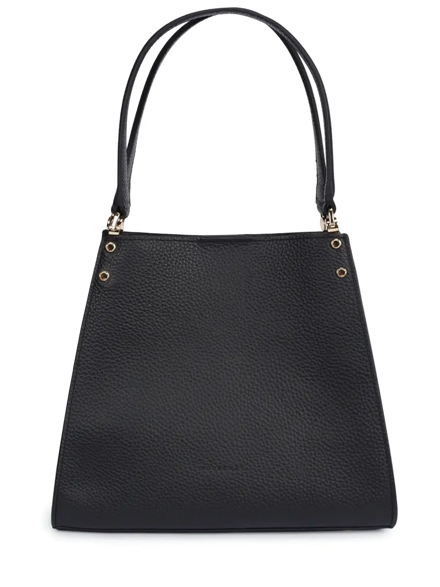 Сумка кожаная Hebdo POURCHET HEBDO 77031 Noir Черный 