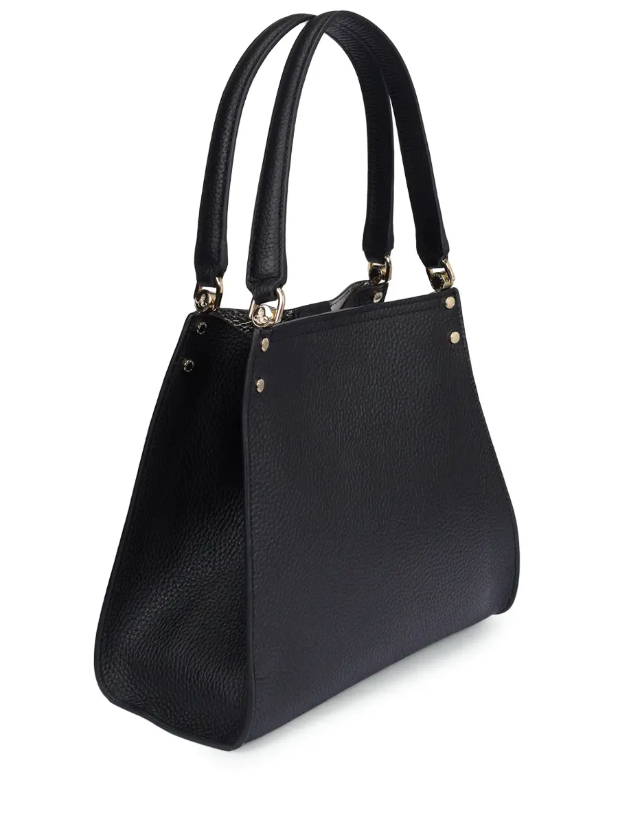 Сумка кожаная Hebdo POURCHET HEBDO 77031 Noir Черный  Фото 3