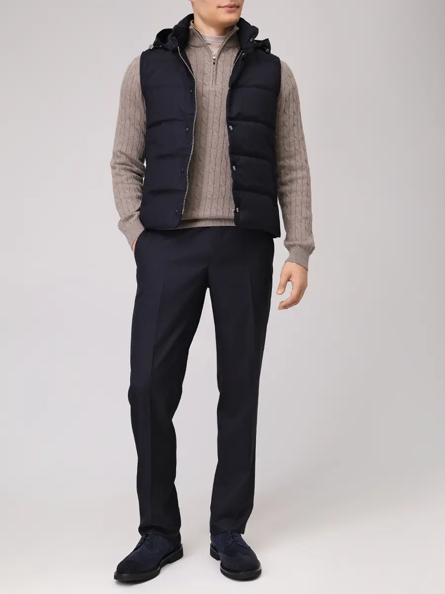 Жилет стеганый MONTECORE F09MUWX806-106-89-DARK BLUE Синий  Фото 2