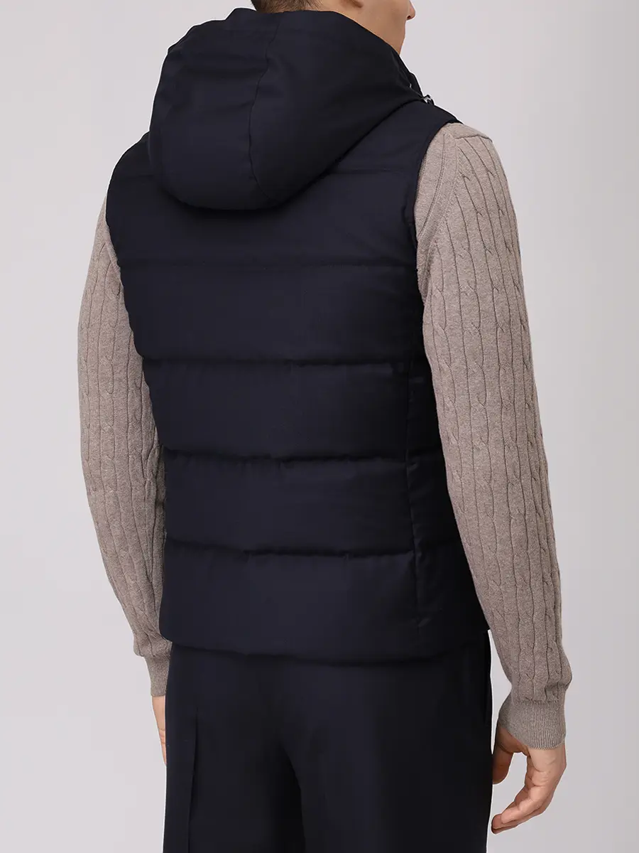 Жилет стеганый MONTECORE F09MUWX806-106-89-DARK BLUE Синий  Фото 3