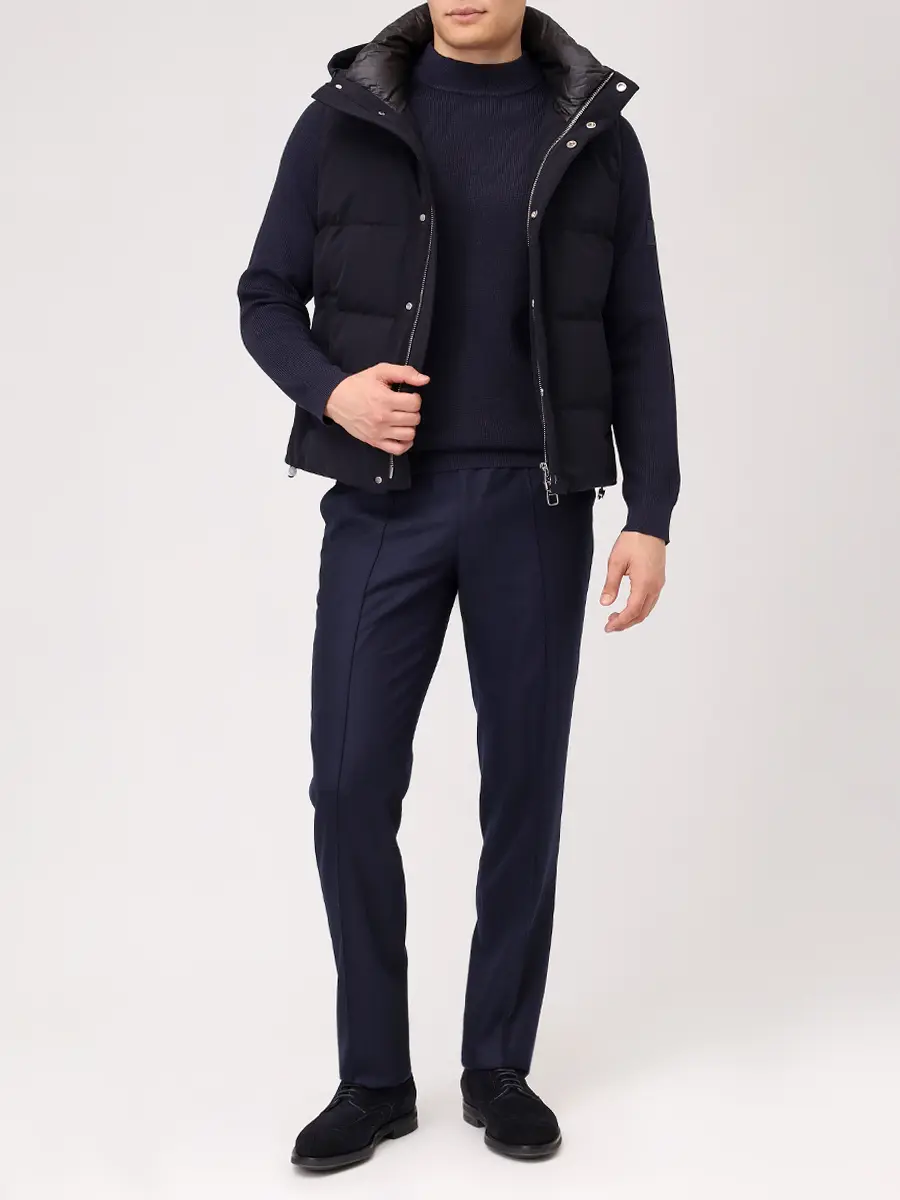 Жилет стеганый MONTECORE F09MUWX582A-185-89-DARK BLUE Синий  Фото 2