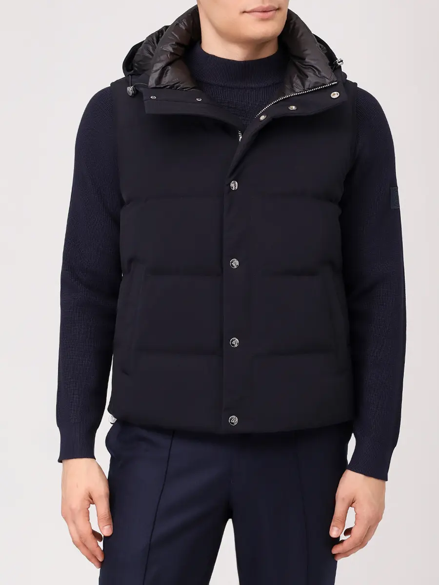 Жилет стеганый MONTECORE F09MUWX582A-185-89-DARK BLUE Синий  Фото 4